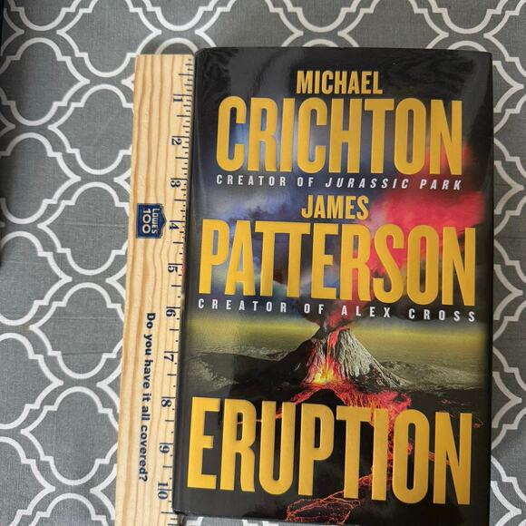 Eruption James Patterson Michael Crichton Book Excellent Condition - Picture 4 of 9